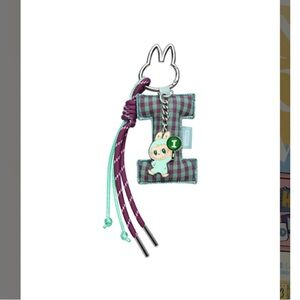 Pin For Love Pendant Key Chain/ Letter I